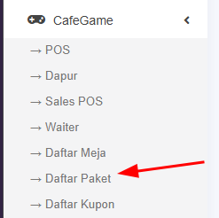 Buka Menu Paket Game Cafe